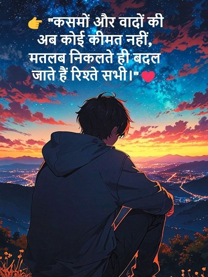 Matlabi Rishte Dhoka Shayari